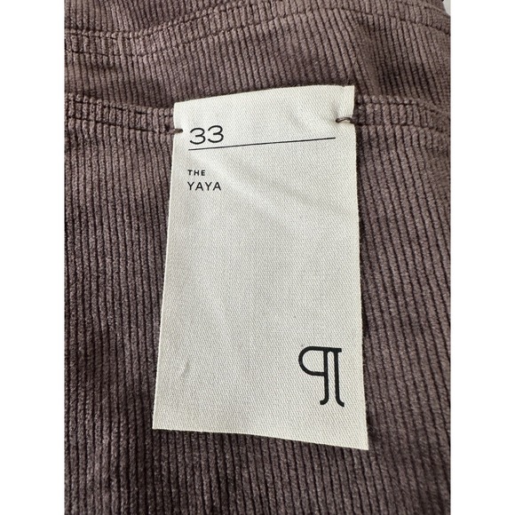 New Pilcro Anthropologie Corduroy Jeans Women Size‎ 33 Brown The YaYa High Rise - Picture 6 of 13